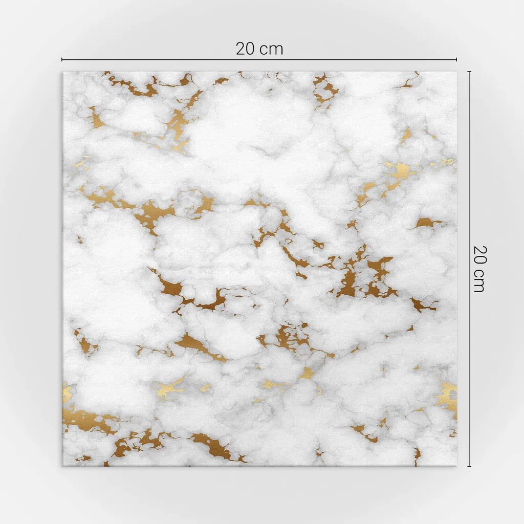 Piastrelle Adesive Bagno e Cucina Marmo 3D - 20 Pezzi PVC Lavabili - 4