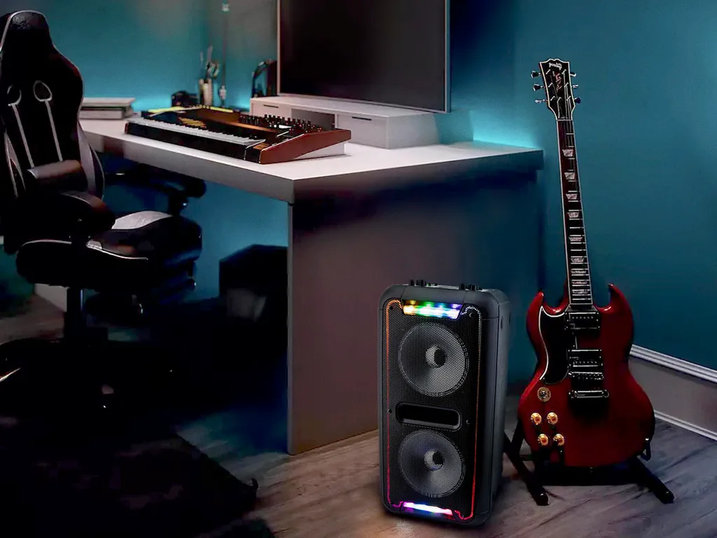 Haut-parleur Bluetooth portable Caliber avec lumières LED intégrées - 16