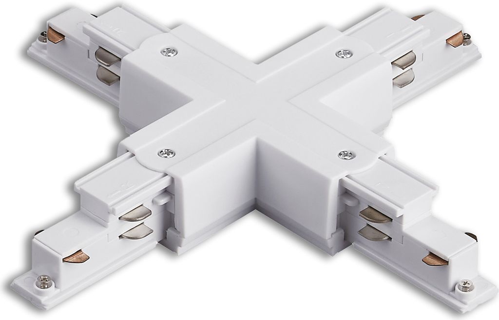 ISOLED 116231 3-Phasen DALI X-Verbinder für Aufbauschiene, weiß