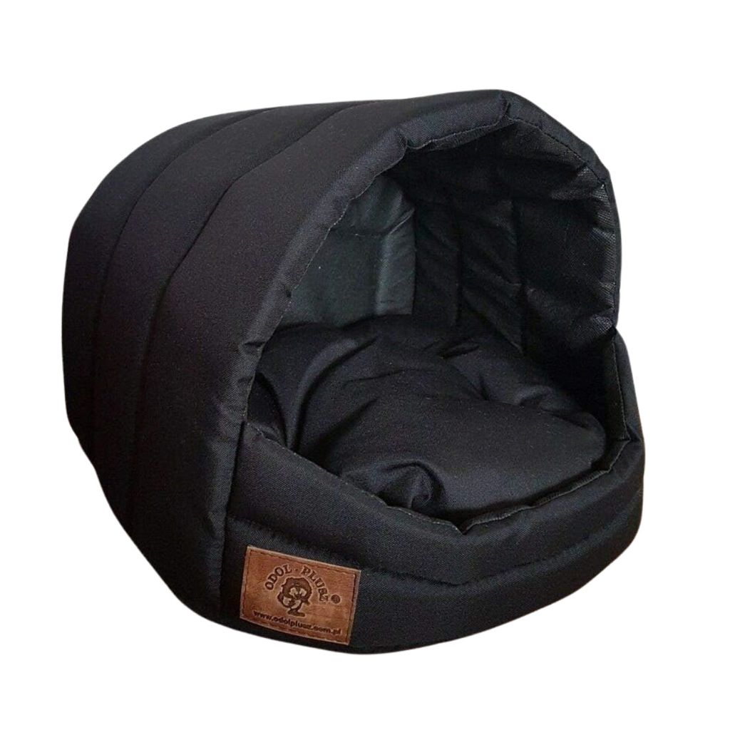 buda dla psa 34x40x39cm - czarna Zdjęcie produktu 