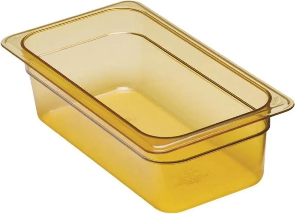 Bac alimentaire GN 1/3 thermorésistant 190 °C de 3,6L profondeur 100mm