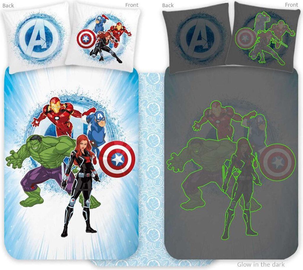Posteľná bielizeň pre bábätká a deti Avengers | 100x135cm | Obrázok produktu 