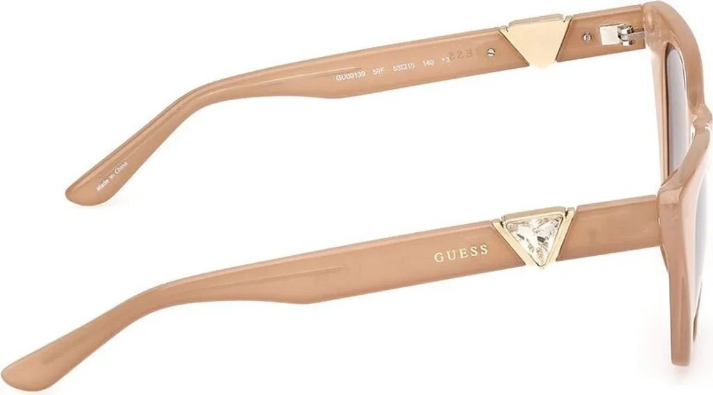 Lunettes de soleil Guess GU00139 59F beige brillant taille 53/15/140 - 8