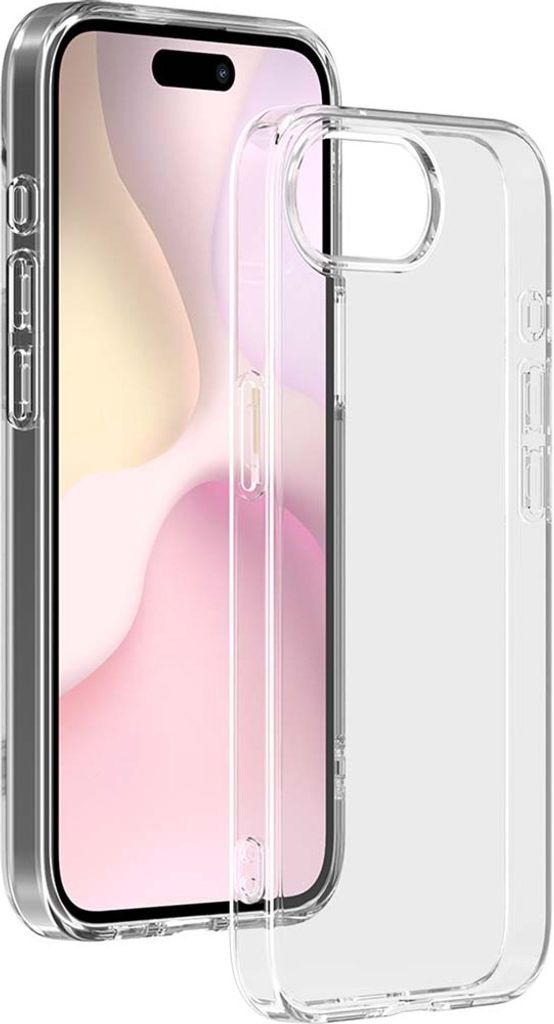 BigBen Connected, TPU-Hülle für iPhone 16e – weich & vergilbungsfrei, Transparent