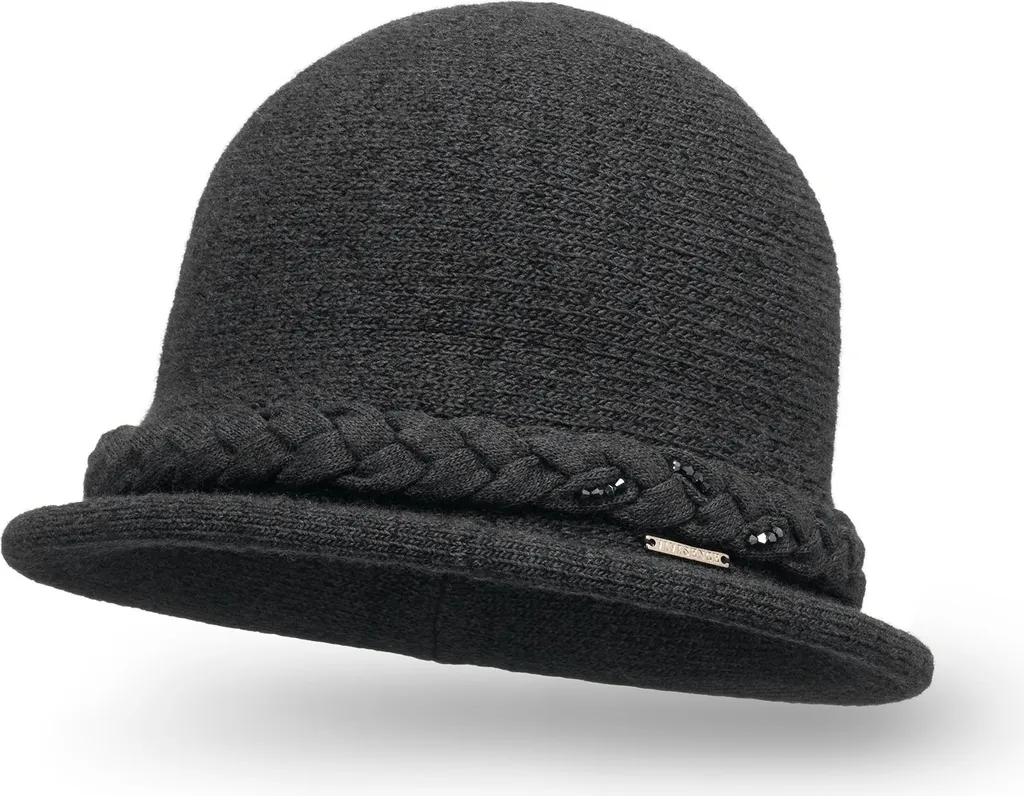 Cappello da donna Vivisence elegante cappello invernale caldo e accogliente copricapo per l'inverno e l'autunno caldo cappello a maglia spessa, cappello classico per le donne, EU, grigio scuro, taglia unica - 8