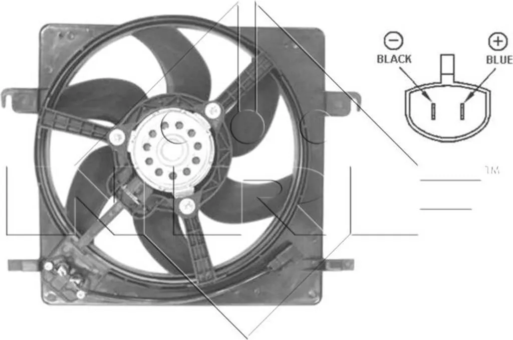 Ventilateur pour radiateur Ford KA RB - Remplacement OE 1025530