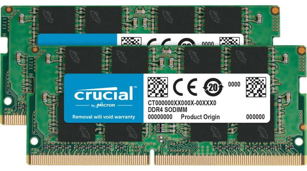 Crucial SO-DIMM 16 GB DDR4-3200 (2x 8 GB) Dual-Kit, Produktbild 