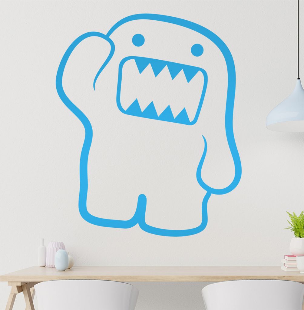 Domo Wandtattoo in 6 Größen - Wandaufkleber Wall Sticker - Dekoration, Küche, Wohnzimmer, Schlafzimmer, Badezimmer