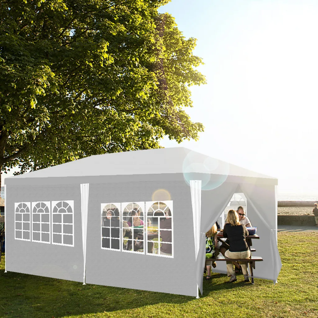 Gazebo da Giardino 3x6 TolleTour | Tendone Robusto Impermeabile PE