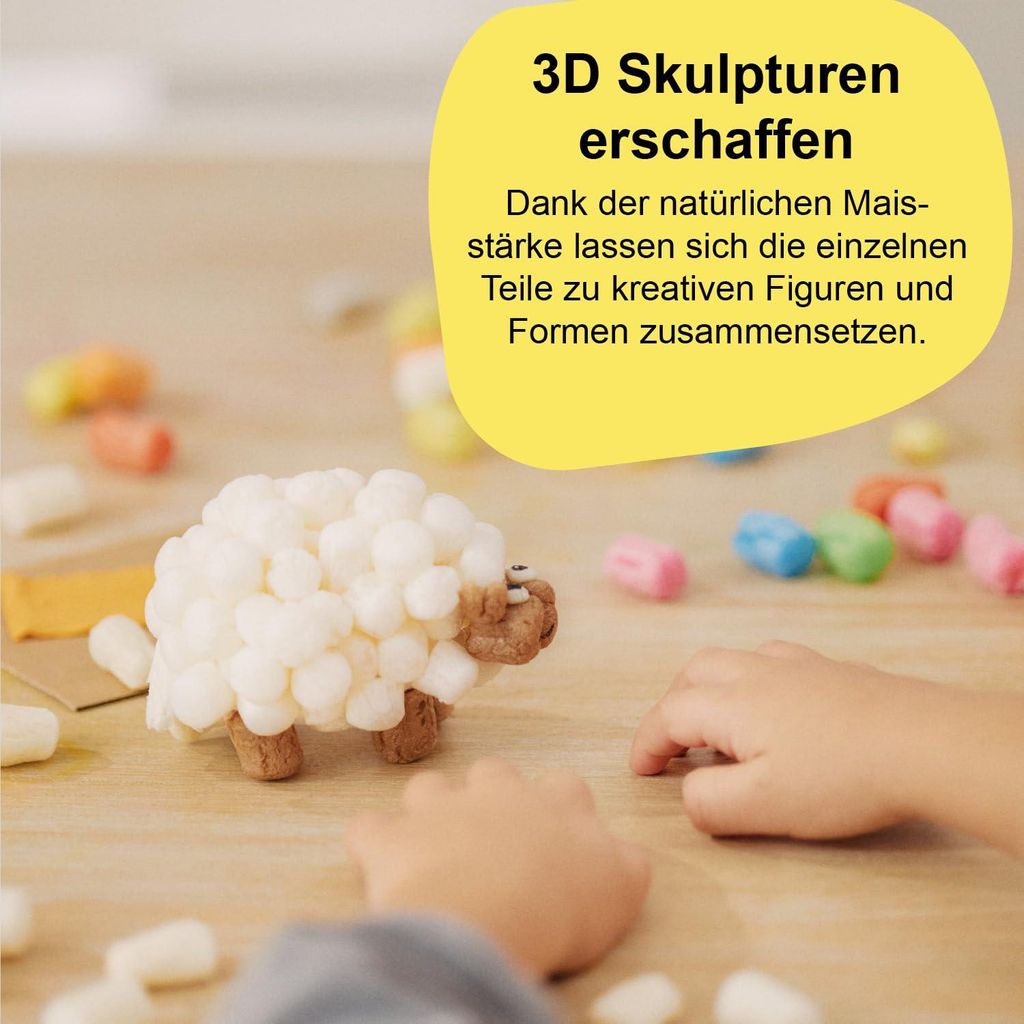 Playmais Mosaic Unicorn – Kit De Manualidades Con 2300 Piezas Naturales, Sin Pegamento, Para Niños