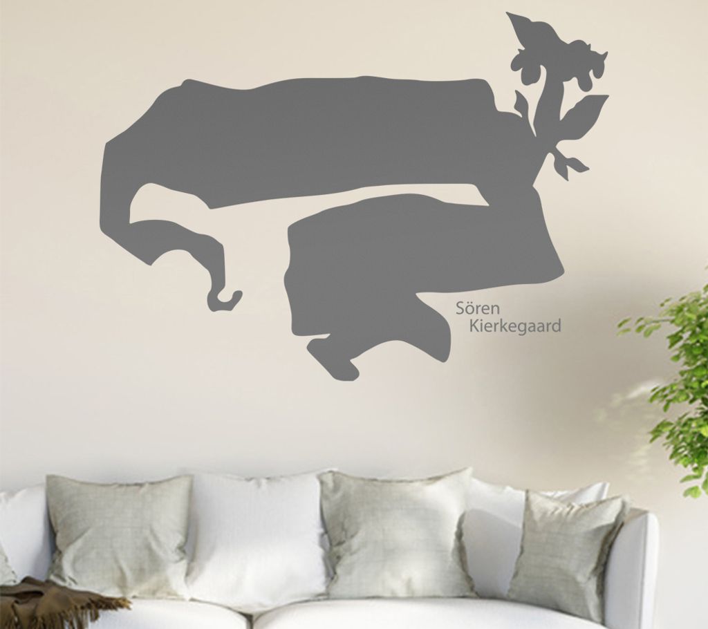 Verstehen kann man das Leben ... Wandtattoo in 6 Größen - Wandaufkleber Wall Sticker - Dekoration, Küche, Wohnzimmer, Schlafzimmer, Badezimmer