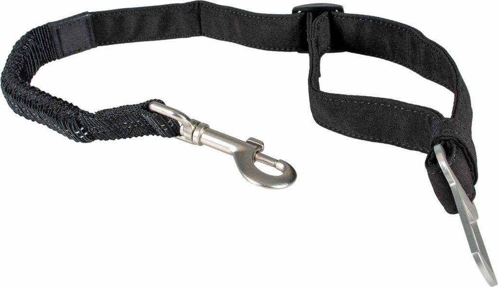 Duvo+ Sicherheitsgurt Trail 2-in-1 schwarz, Maße: 85 x 2,5 x 2 cm