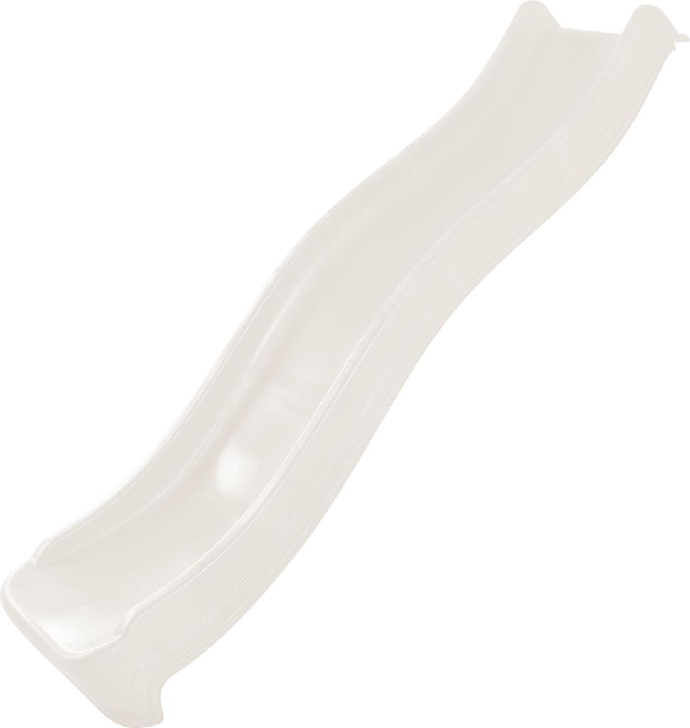 AXI Sky220 Rutsche mit Wasseranschluss Creme - 220 cm | Anbau Element für Kinder Spielturm/Spielhaus/Stelzenhaus | Wasserrutsche/Anbaurutsche für