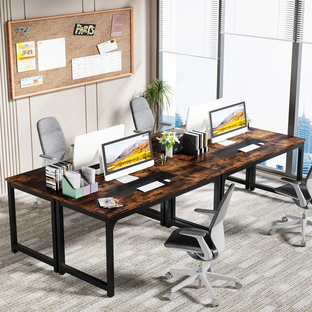 Table de Réunion et Bureau Multi-usage 180x90cm pour Open Space et Home - 4