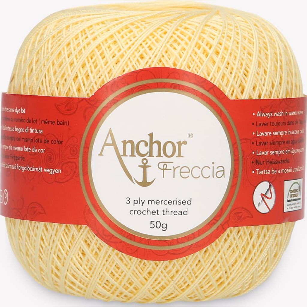 Anchor Freccia 16 – Feines Baumwollgarn für filigranes Häkeln (color 00300)