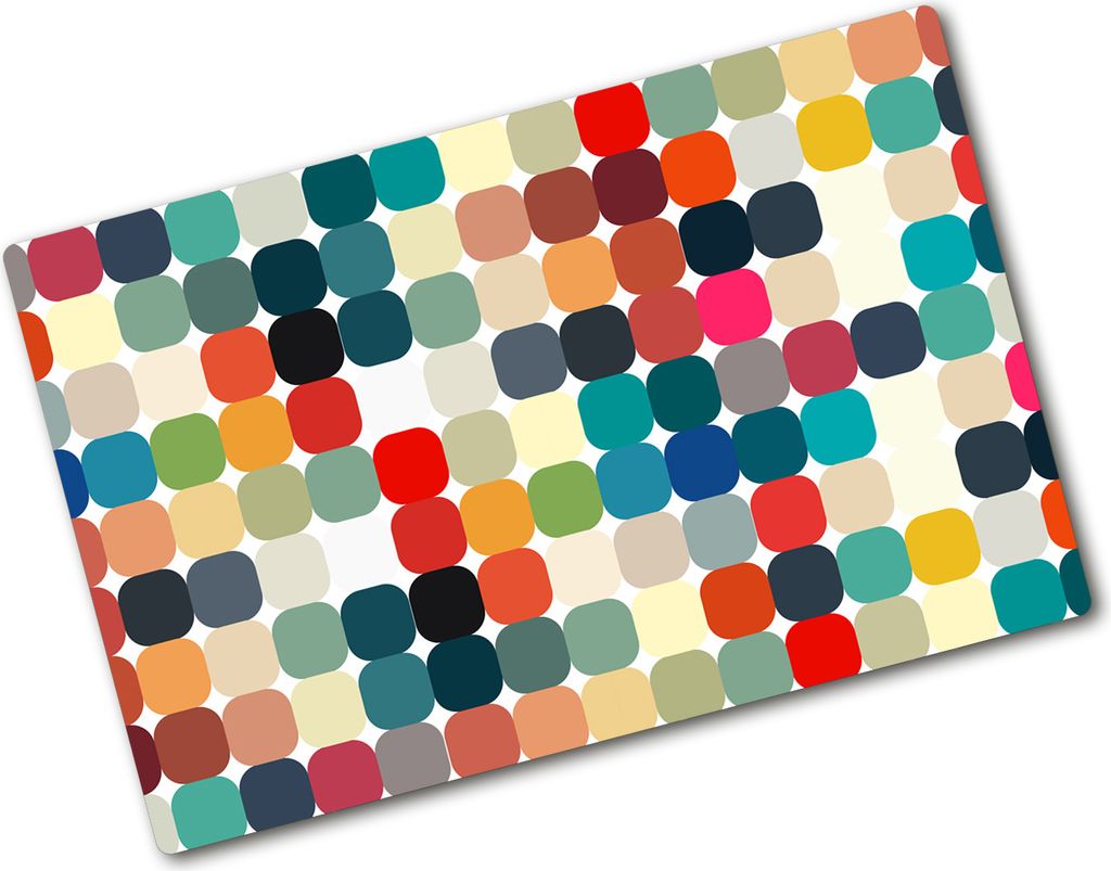 Tulup Glas Herdabdeckplatte - 80x52 cm - Glaskeramikkochfeld-Abdeckung Spritzschutz Glasabdeckplatte - Einteilig - Kunst: Modern & Klassisch - Geom...