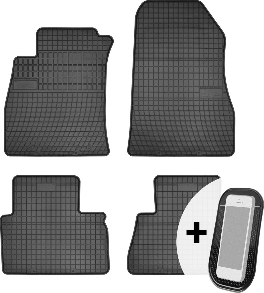 Gummimatten Auto Fußmatten Automatten Passgenau 4-teilig Set - passend für Nissan Juke 2010-2018