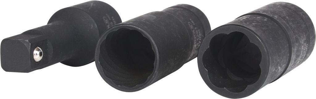 KS Tools Spezial-Profil-Kraft-Stecknuss-Satz, 3-tlg.,17-19 mm