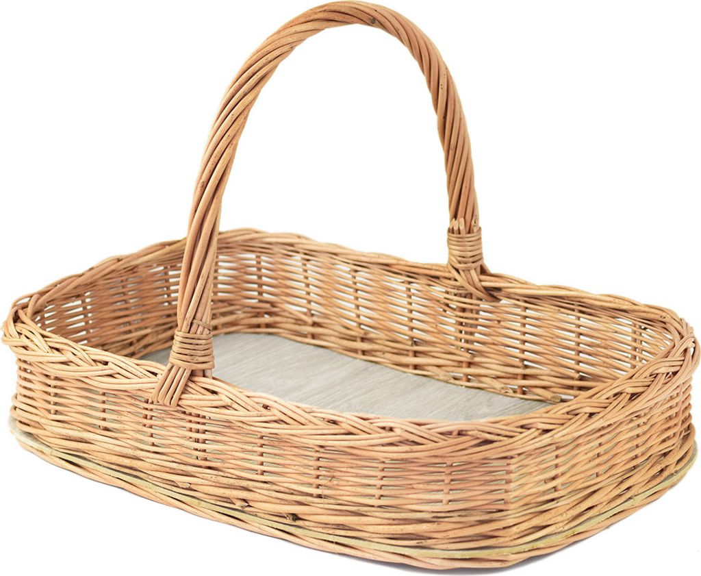 JIPRO Tablett aus Weide Bakke III. - B 44 x T 30 x H 9/30(cm)
