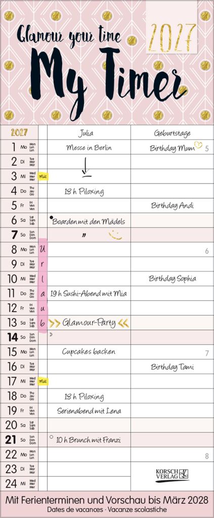 My Timer - Glamour your Time 2027