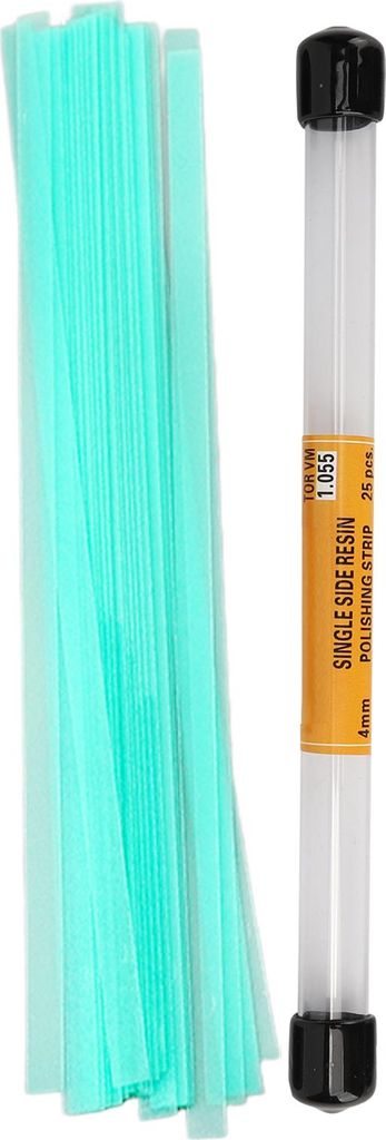 25 Stück Zahnpolierstreifen aus Kunststoff für feines Produktbild 