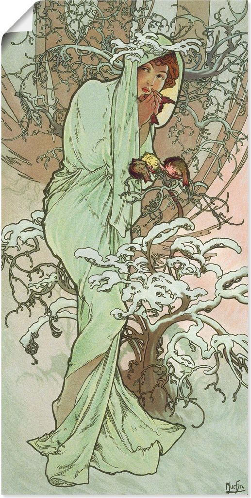ARTland Poster Hiver (Winter), 1896 Größe: 30x60 cm Produktbild 
