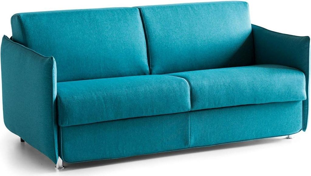 Trissino - Schlafsofa 2-Sitzer, 180x95 cm Blau, Abnehmbar Italy