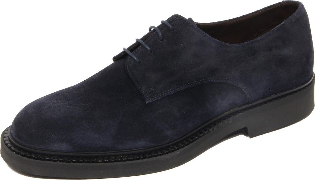 G3646 scarpa allacciata uomo FRATELLI ROSSETTI ONE blue suede shoes men