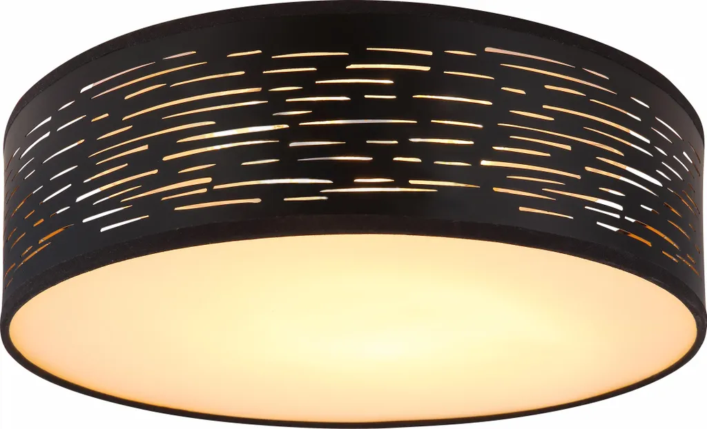 Globo Lighting LED Metallo Nero - Lampada Soffitto Professionale