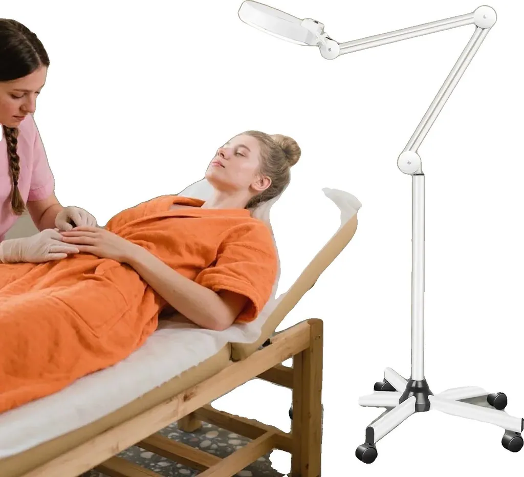 Lampe loupe LED 5x puissante 24W 2400LM éclairage ultra blanc stable