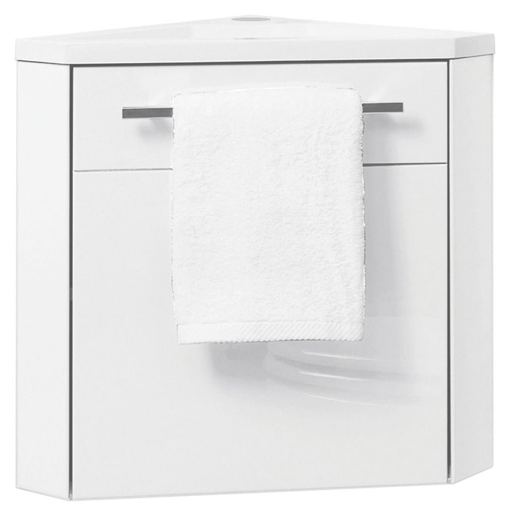 ONDEE ZEN – Eck-Handwaschbecken NINO – 53 cm – Weiß – Produktbild 