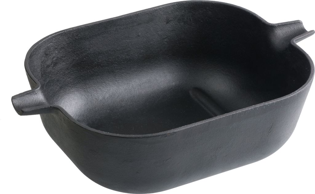 tepro Grillzubehör Guss-Wok-Einleger für das Rost-in-Rost-System eckig, ca. 23,7 x 28 cm