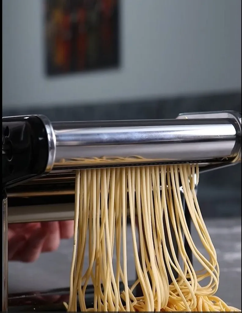 Machine à pâtes en acier PASTA PERFETTA avec rouleaux réglables blanc - 5