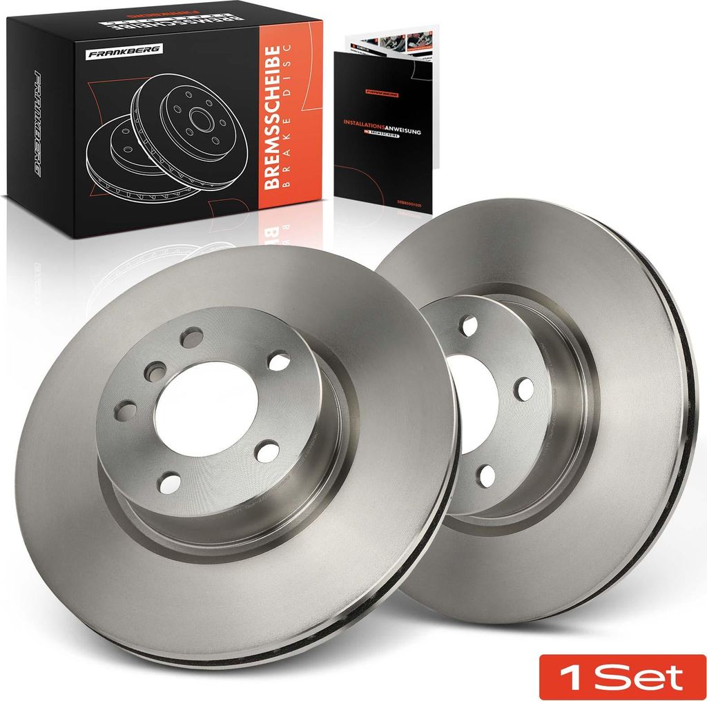 Frankberg 2x Bremsscheiben Vorderachse für BMW X3 F25 X4 F26 1.6L 2.0L 3.0L 2010-2018