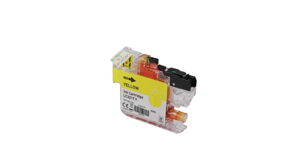 Cartouche d'encre jaune LC-3217Y compatible Brother LC-3217 - 550 pages