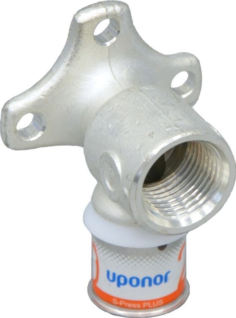 A close-up studio shot of a plumbing fitting.
