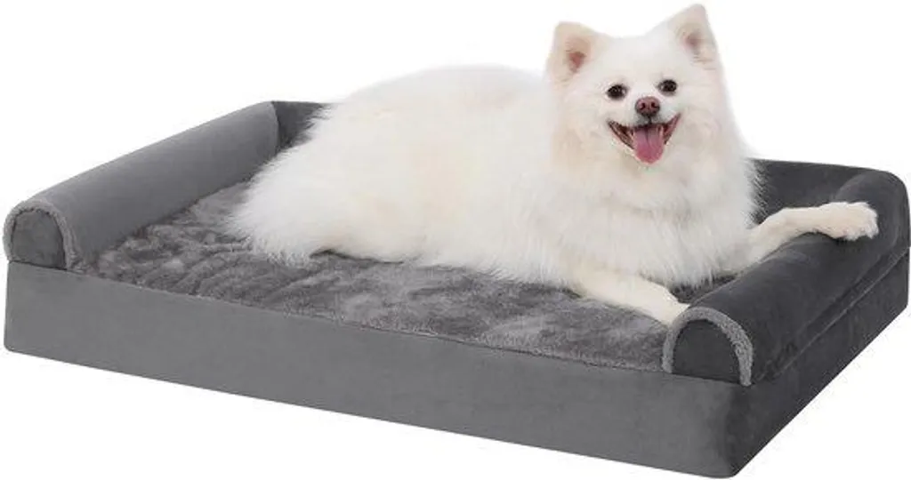 Panier chien moyen lavable 90x57 cm pour en finir avec les poils et odeurs