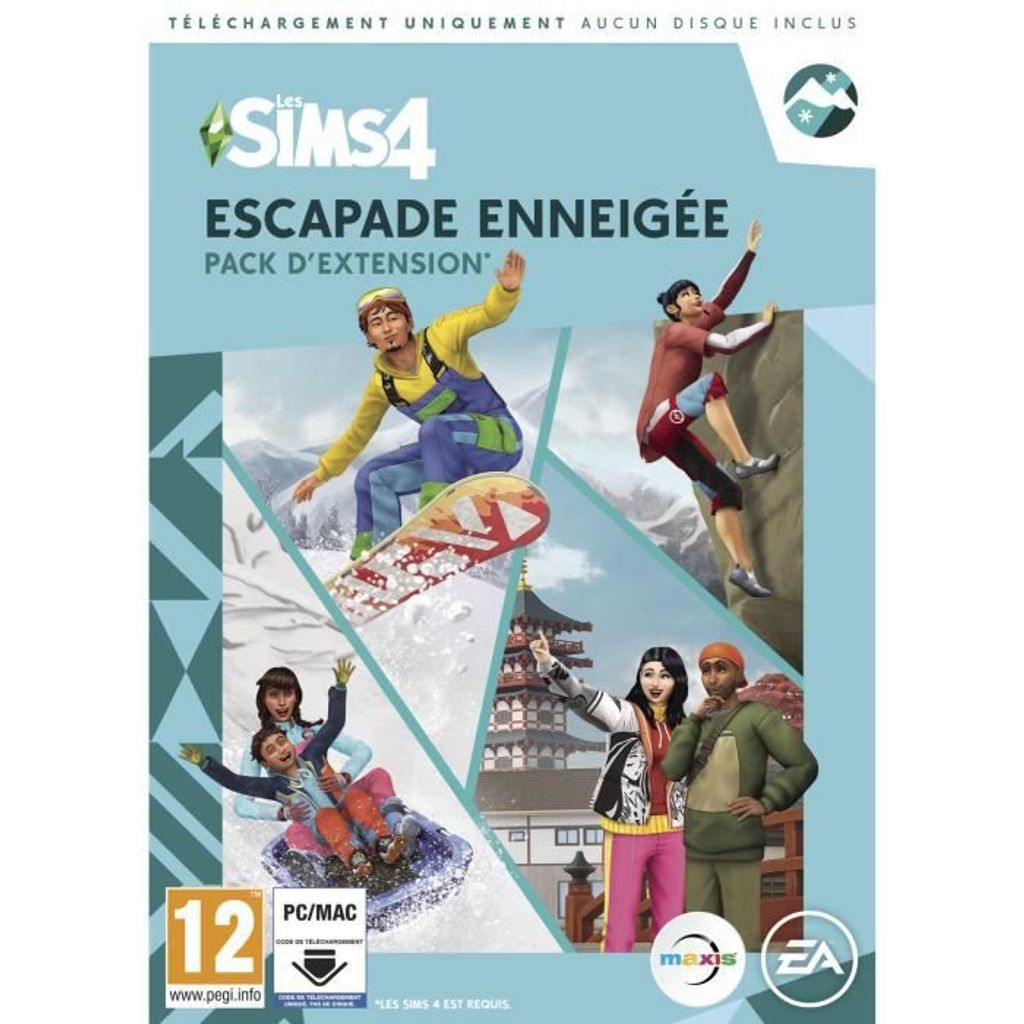 Electronic Arts Die Sims 4 : Ab ins Schneeparadies, PC, T (Jugendliche), Physische Medien