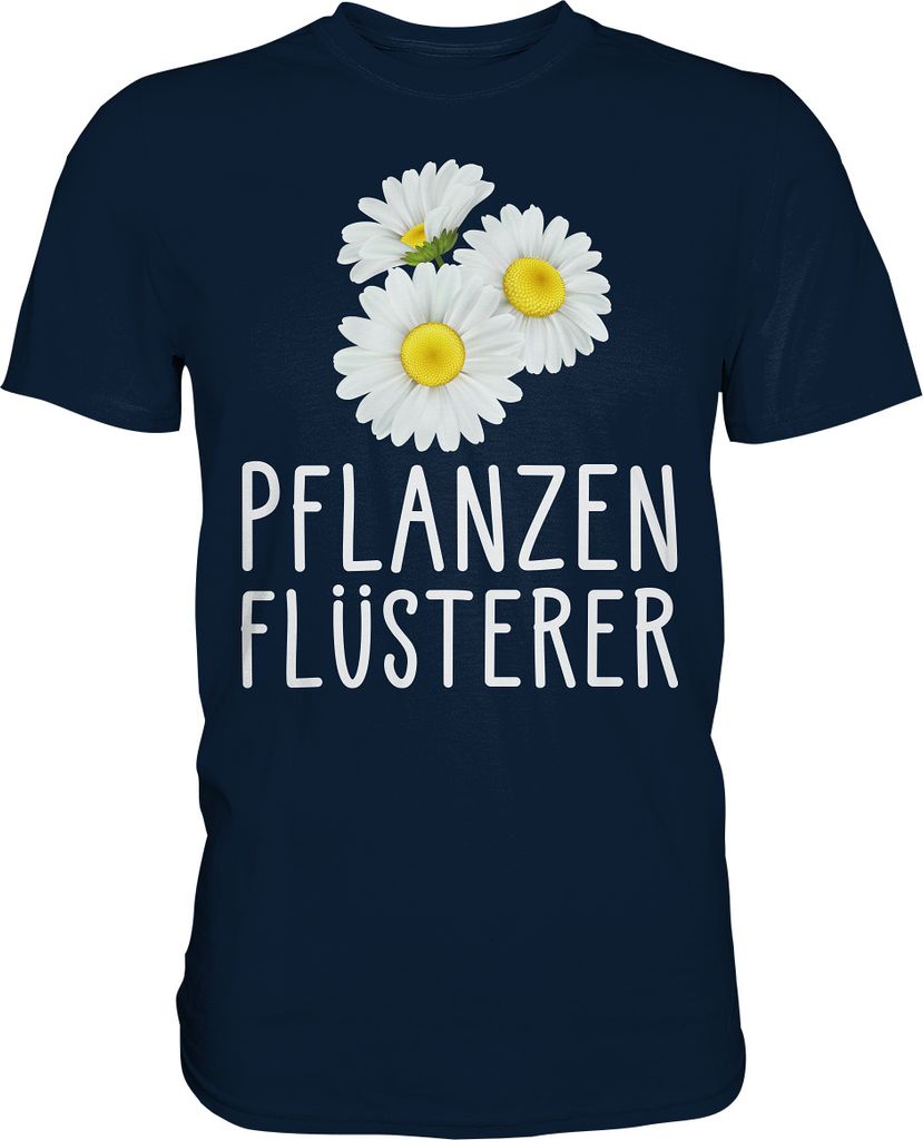 Pflanzen Flüsterer Gärtner Garten T-Shirt – Navy / 4XL Produktbild 