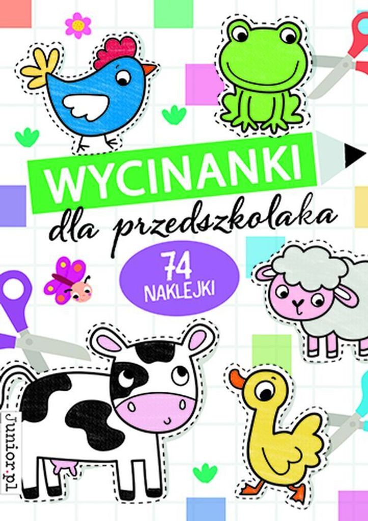 Wycinanki dla przedszkolaka - Opracowanie zbiorowe (Bücher mit Aufklebern für Kinder auf Polnisch)