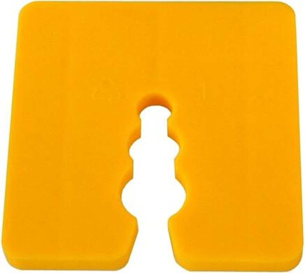 Abstandshalter 5 mm - 100er-Pack - Distanzplatten zum Ausrichten & Ausgleichen - Hart-PVC