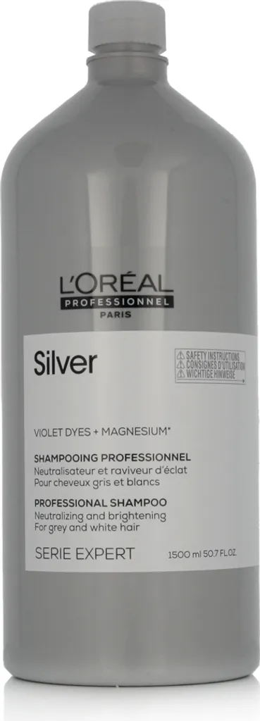 Shampooing Silver Série Expert 1500 ml Formule Magnificatrice Éclat et Soin