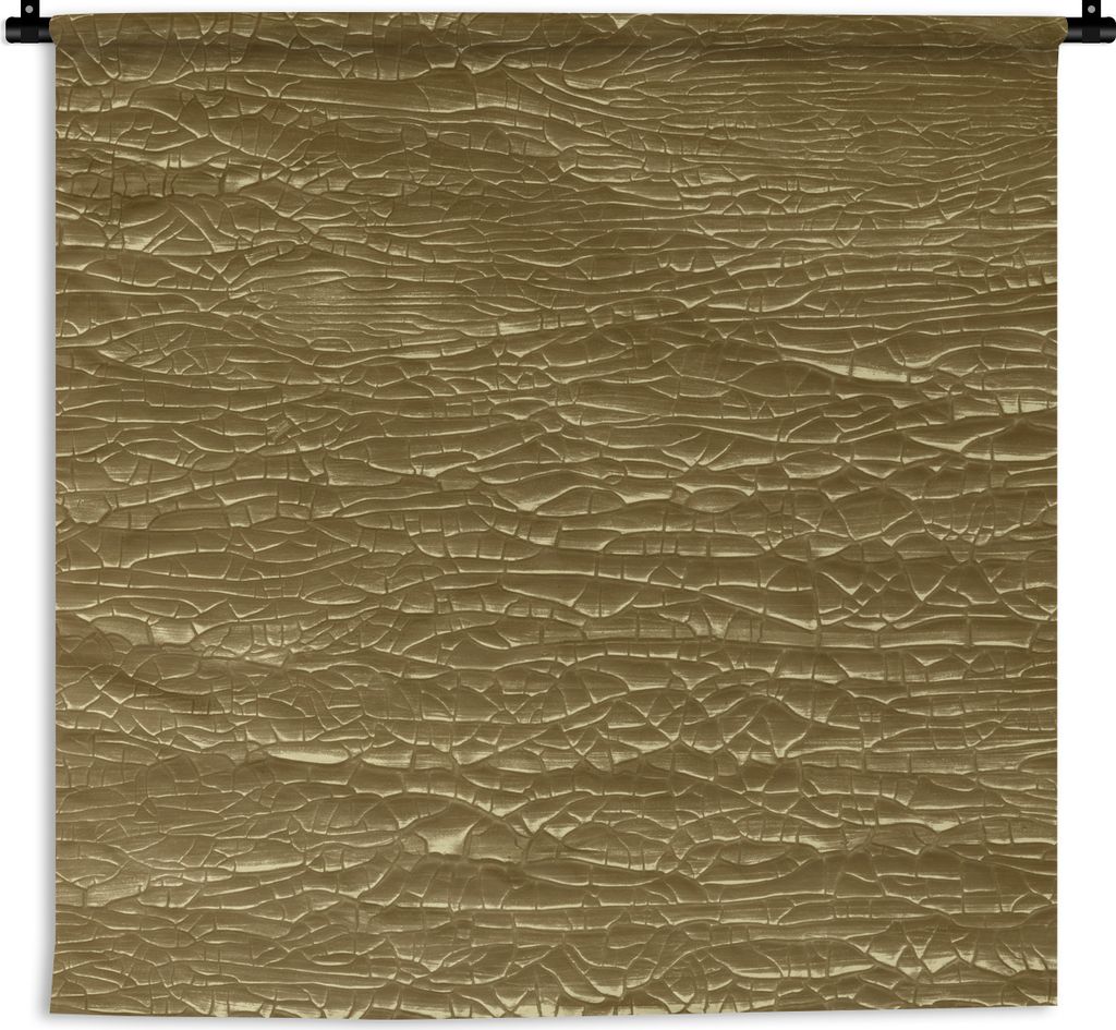 MuchoWow Wandteppich Wandbehang Gold - Farbe - Abstrakt 150x150 cm Tapisserie Dekoration Wandtuch - Wohnaccessoires - Modernes