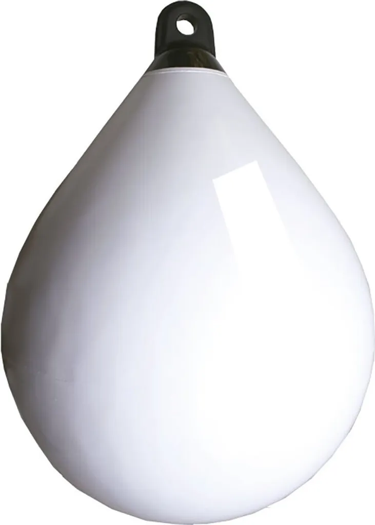 Bouée de signalisation blanche 35 cm en PVC traité anti-UV