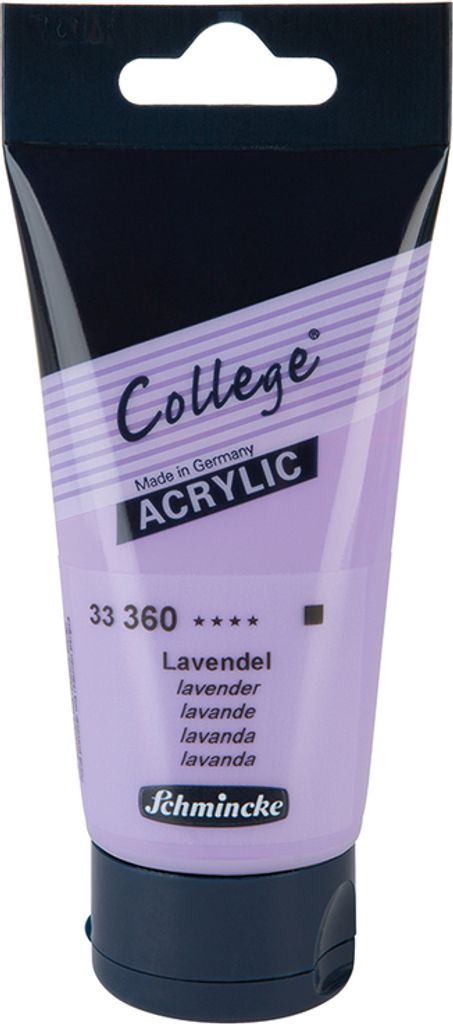 Schmincke 75ml College Acryl Lavendel Acryl 33 360 013
