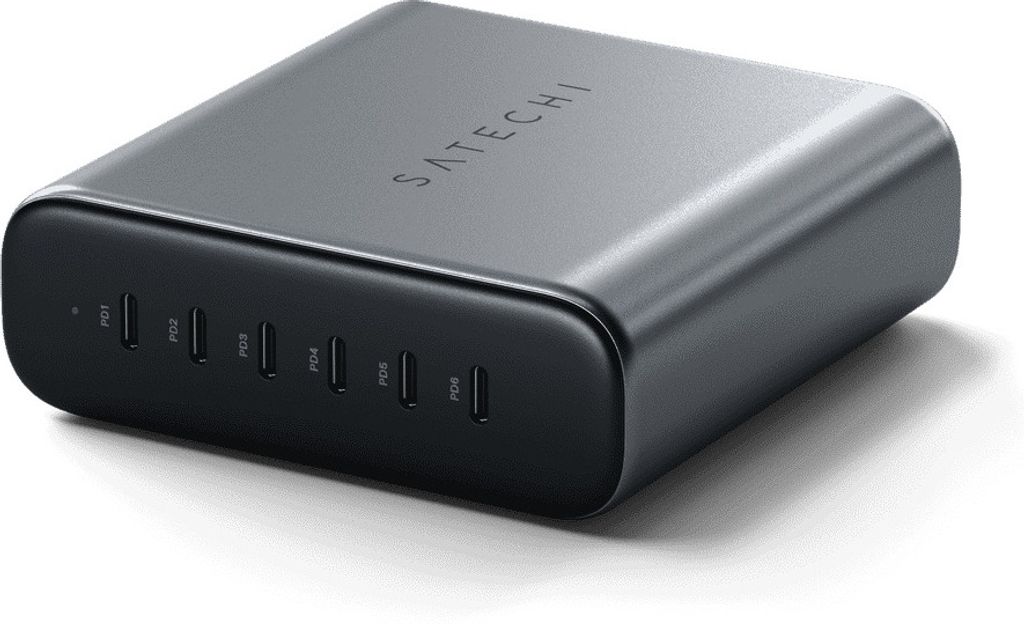 Satechi USB-C 6-port GaN Chargeur (200W) – Sortie de 200W – Image du produit 