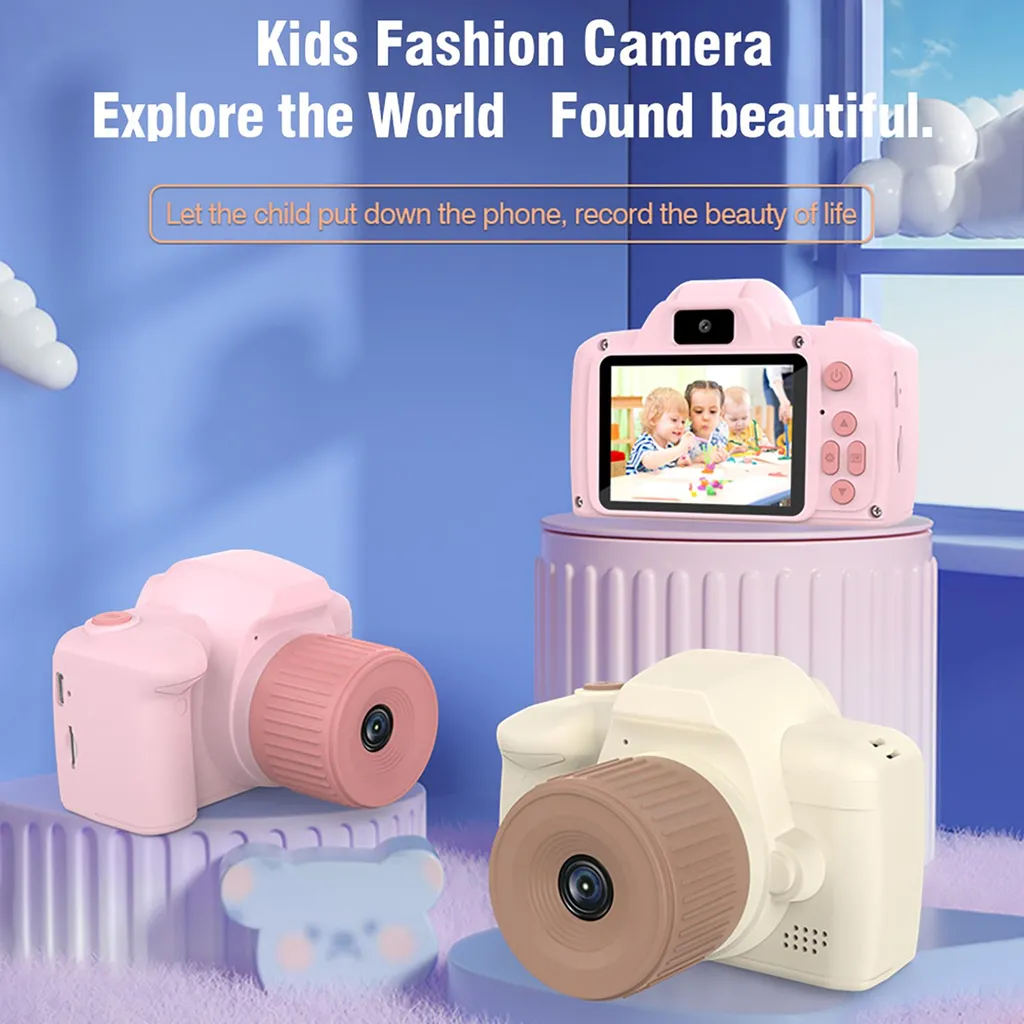 Appareil Photo Numérique 48MP 1080P – Jeux, Musique, Impression Thermique, Batterie 1300mAh, Écran 2.4'' – Pour Enfants Et Voyages (Bleu