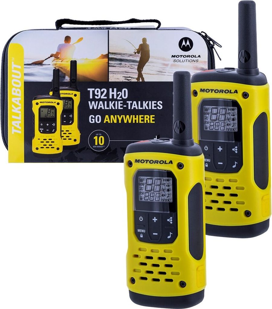 Walkie-Talkie Motorola T92H2O (2 Pcs) Gelb Schwarz Produktbild 24