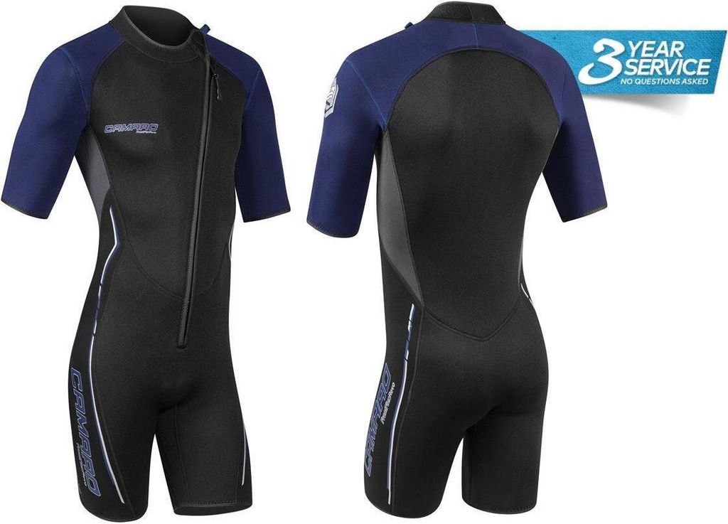 CAMARO Front Flex Revo Shorty Herren Neoprenanzug Ultraflex Neopren bis 6XL - Groesse: L (52)