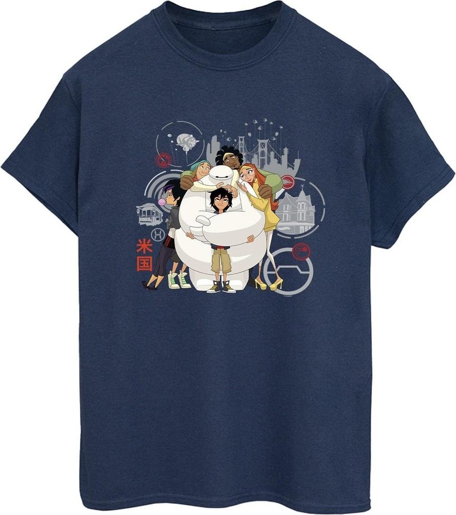 Disney - "Big Hero 6" T-Shirt für Damen BI15628 (XXL) (Grau)